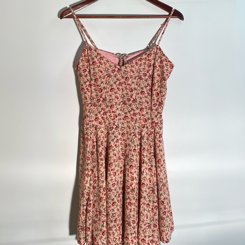 Xhilaration - pink floral sundress. Size M